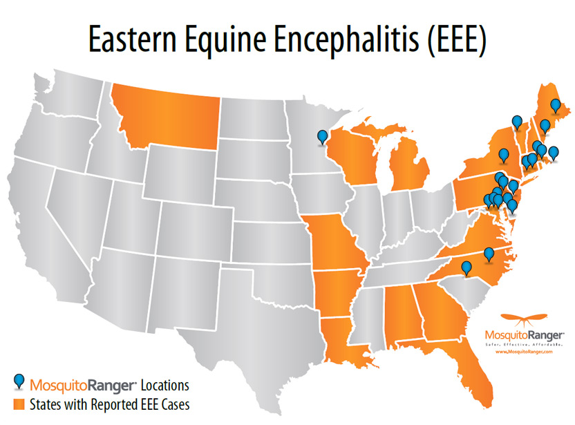 NaturaLawn's MosquitoRanger helps protect against EEE Virus